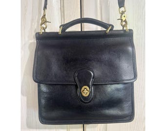 Coach Willis Legacy 70th Anniversary Vermillion Leather Handbag