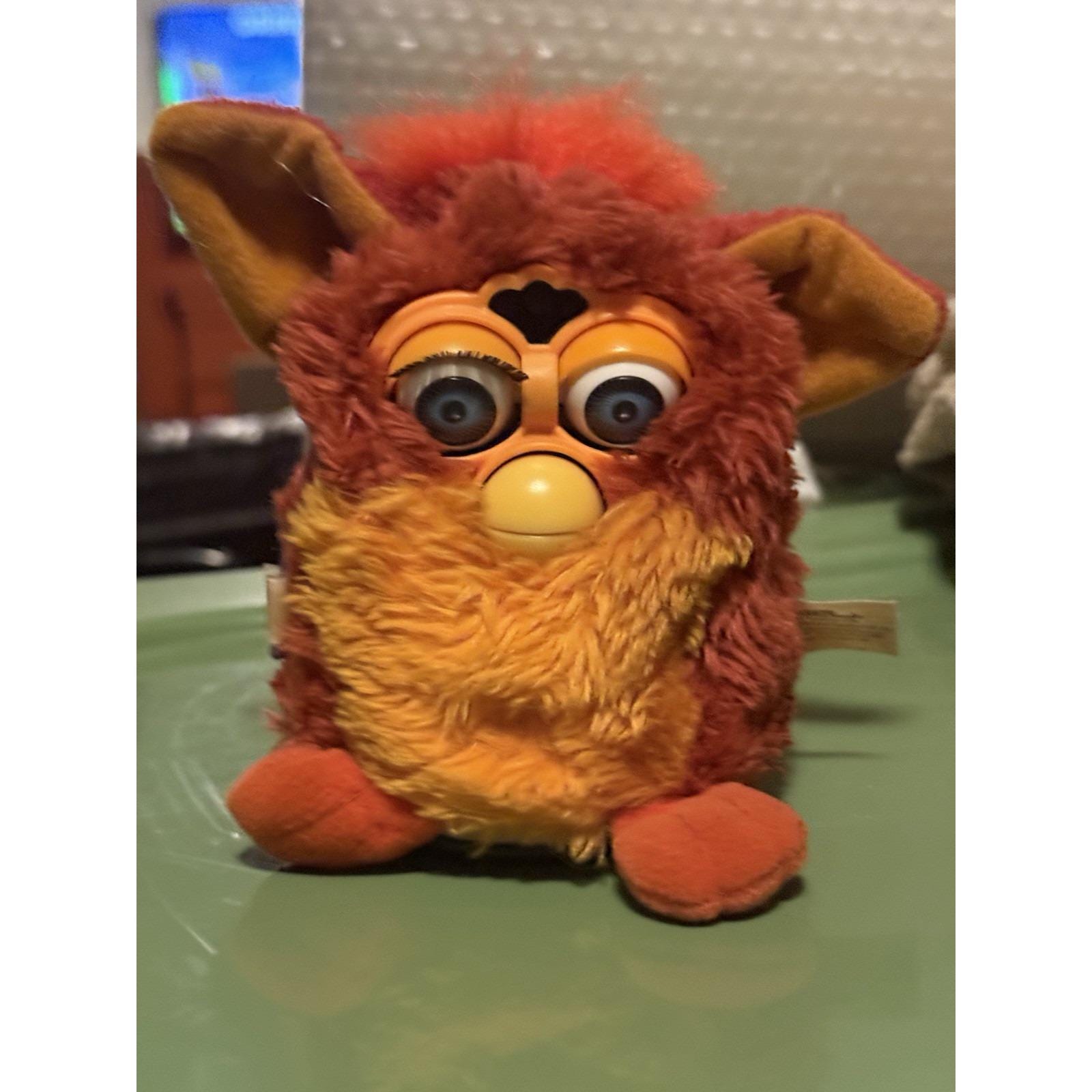 Orange & Black Furby Tart Tangerine 1998 WORKING, Vintage