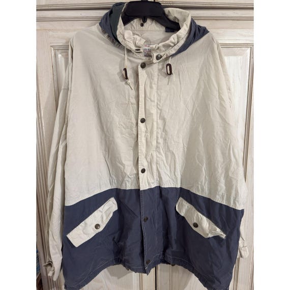 G.H. Bass, G.H. Bass & Co Mens XL Hooded Windbreaker Jacket Vintage