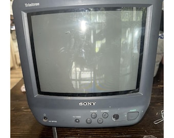 Sony KV-9PT60 color CRT television **tESTED wORKS wELL** 9&quot; 1996