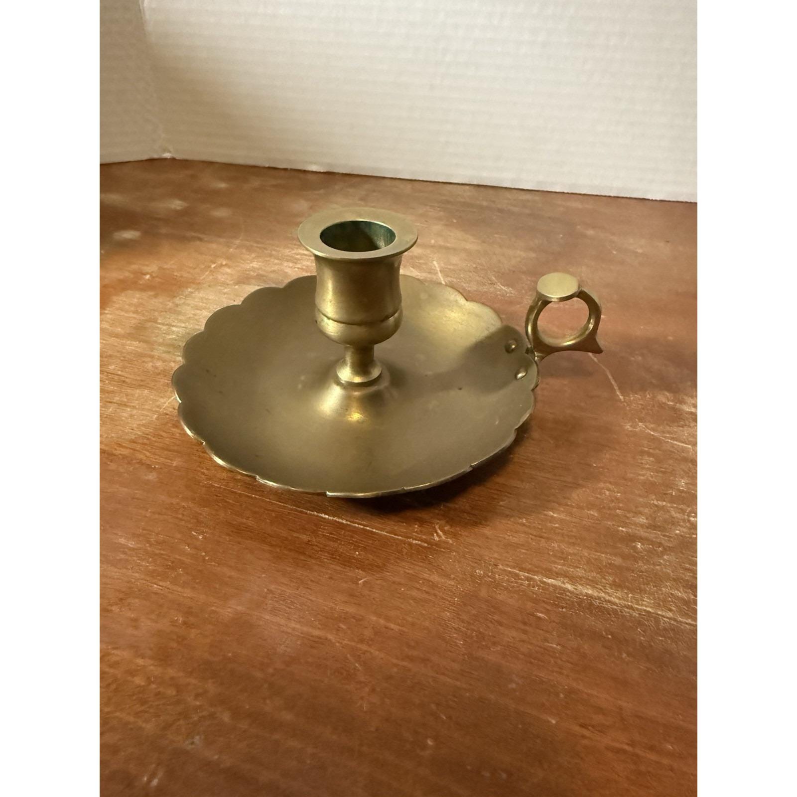 Vintage brass candle holder handle - Etsy 日本