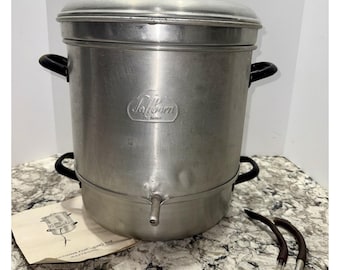 Saftborn German Aluminum Steam Juicer Extractor Pot Canning Vintage HUGE