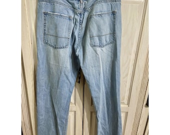 PLUGG Vintage Y2K Men Jeans 34x34 Skater Grunge 2000's Fashion Style Blue