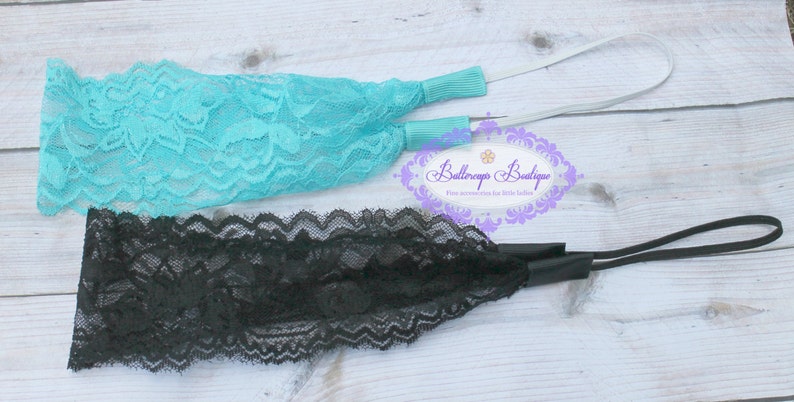 ADULT lace headband, stretchy lace headband, you choose color, new larger size for adults, adult headband,MODELED photo in listing image 2