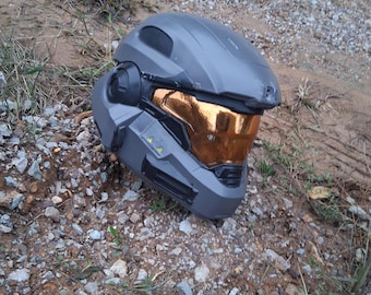 Halo reach Noble 6 Helmet life size Prop standard version Delta