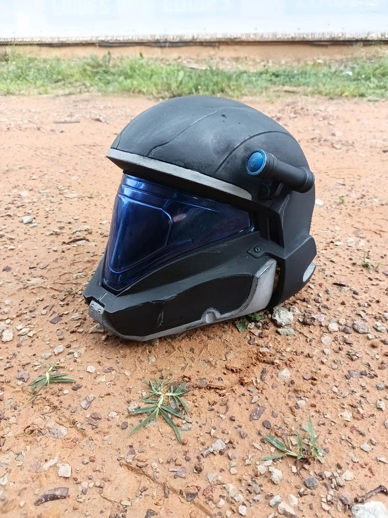 Halo 2 ODST Helmet life size Prop Delta blue/visor