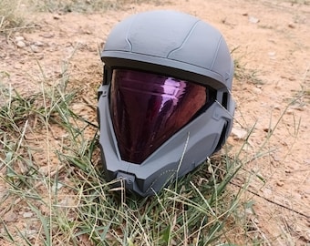 Halo 2 ODST Helmet life size raw Assembled helmet