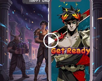 Vídeo de invitación de cumpleaños de guerrero del inframundo / Tema de batalla mítica inspirado en Hades / Invitación digital animada personalizada