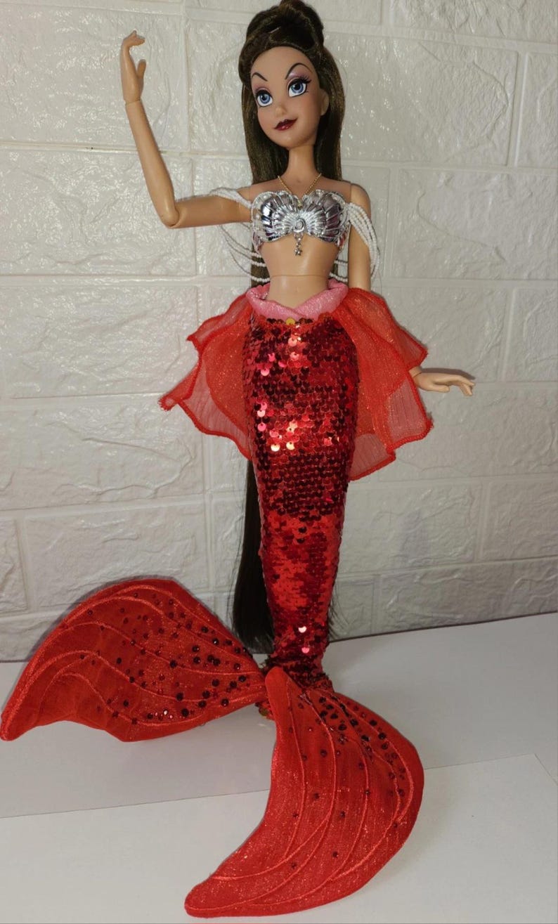 Disney Limited Edition docka Ariel 17" svans-bh specialdesignad bild 1