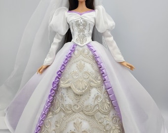 Disney Limited Edition Doll Vanessa 17" Dress Custom made