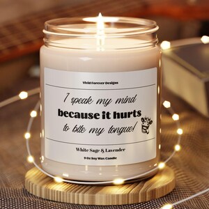 Scented Soy Candle, Eco Friendly, Funny Gift,  Self Care, Relaxation Gifts for Her or Mom, Housewarming, Home Decor, Cozy Atmosphere