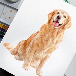 Watercolor Pet Portrait,Hand Drawn Pet Portrait,Pet Portrait From Photo,Pet loss,Pet Watercolor Portrait,Dog Portrait,Custom Pet Portrait