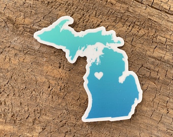 Up North Michigan Blues Sticker