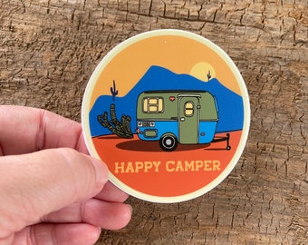 Happy Camper Desert - Greensky Bluegrass Sticker