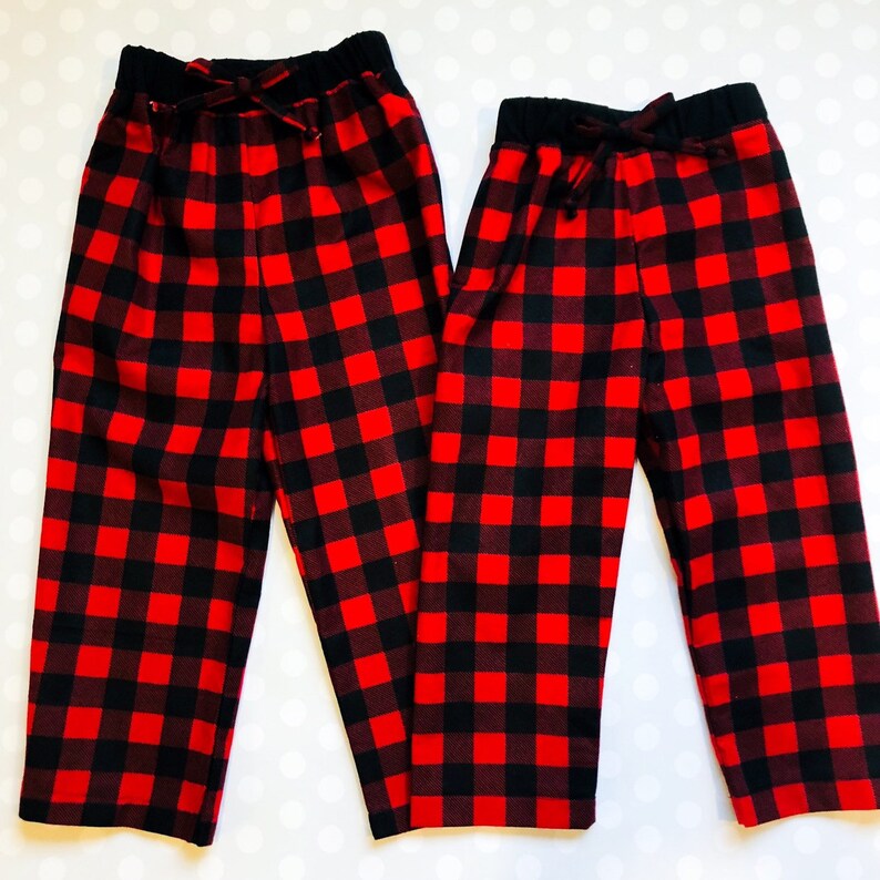 buffalo check jogger pajamas