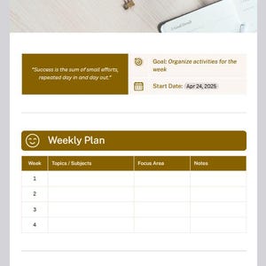 My Study Planner