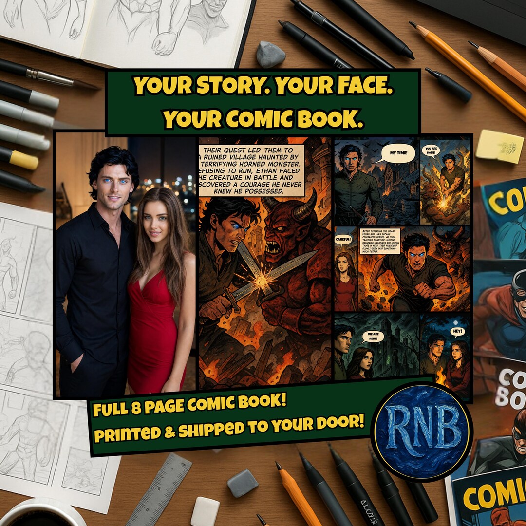 Fully Personalized Comic Book Pro – Custom Story & Illustrations From ...