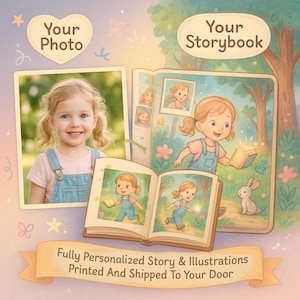 Fully Personalized Children’s Book – Custom Story & Illustrations From Scratch | Hardcover | Gift For Kids, Toddlers, Babies And Families
