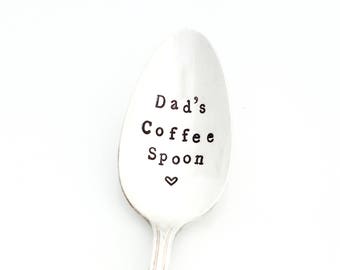 OWN IT! Personalized Custom Spoon. Name Teaspoon. The ORIGINAL Hand Stamped Spoons by Sycamore Hill. Dad's Personalized Coffee Spoon.
