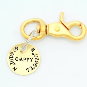 The NAME Salty Dog Key Fob, CUSTOM Longitude Latitude. Grad Dad Groom Personalized Monogrammed Key Ring. Sycamore Hill Graduation. Graduate