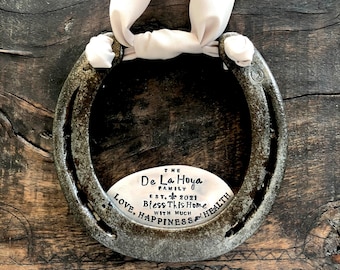 The Fleur De Lis Love & Luck Horseshoe™ CUSTOM Personalized Equestrian Decor for Your Home.  As Seen in Southern Weddings Magazine. Welcome