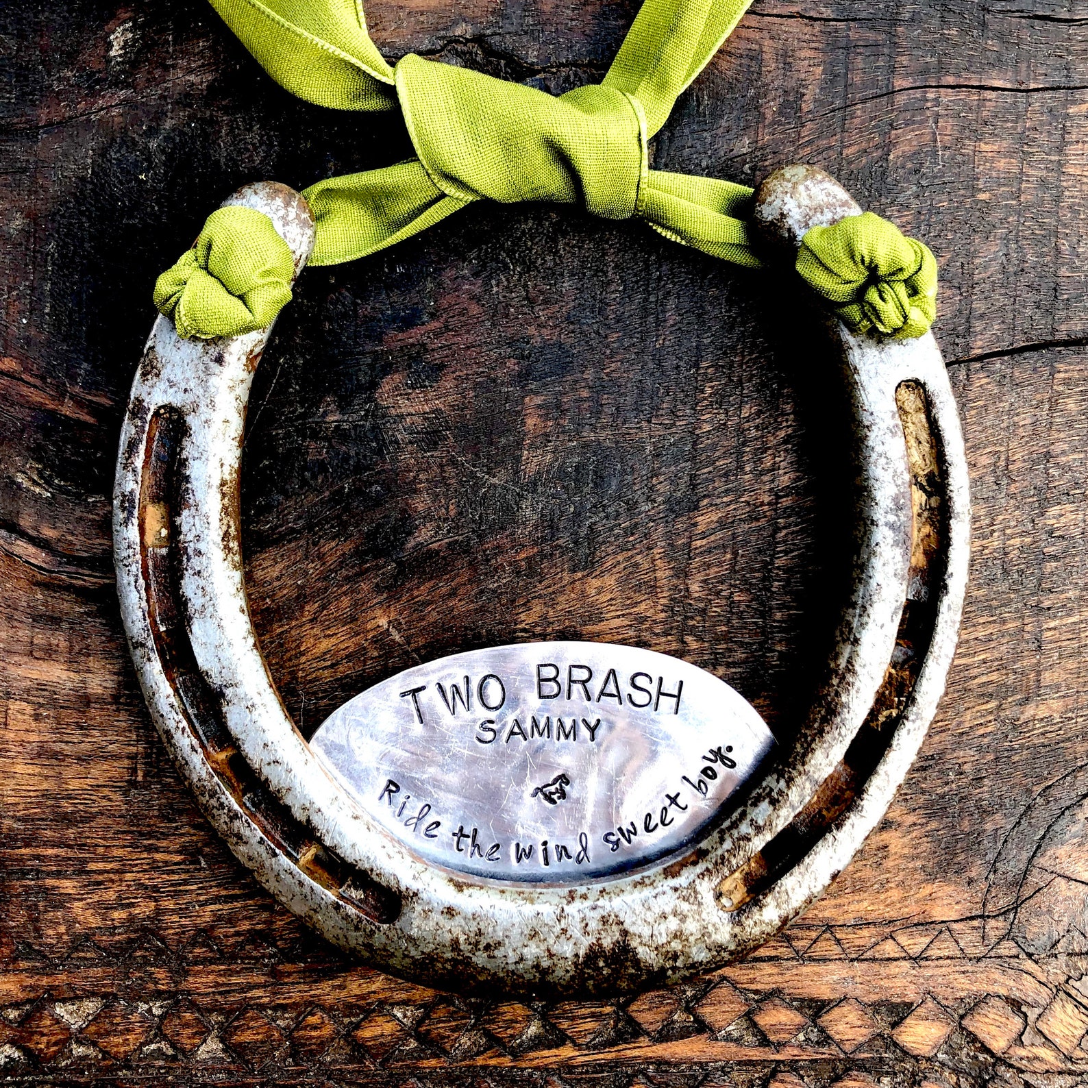 The Memorial Horseshoe. Commemorating the Loss of a Horse or Etsy