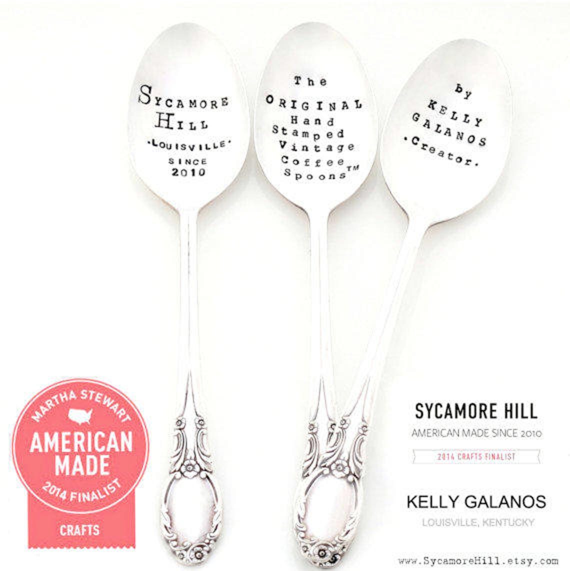 Personalized Stamped Spoon With Name. CUSTOM Teaspoon. Etsy