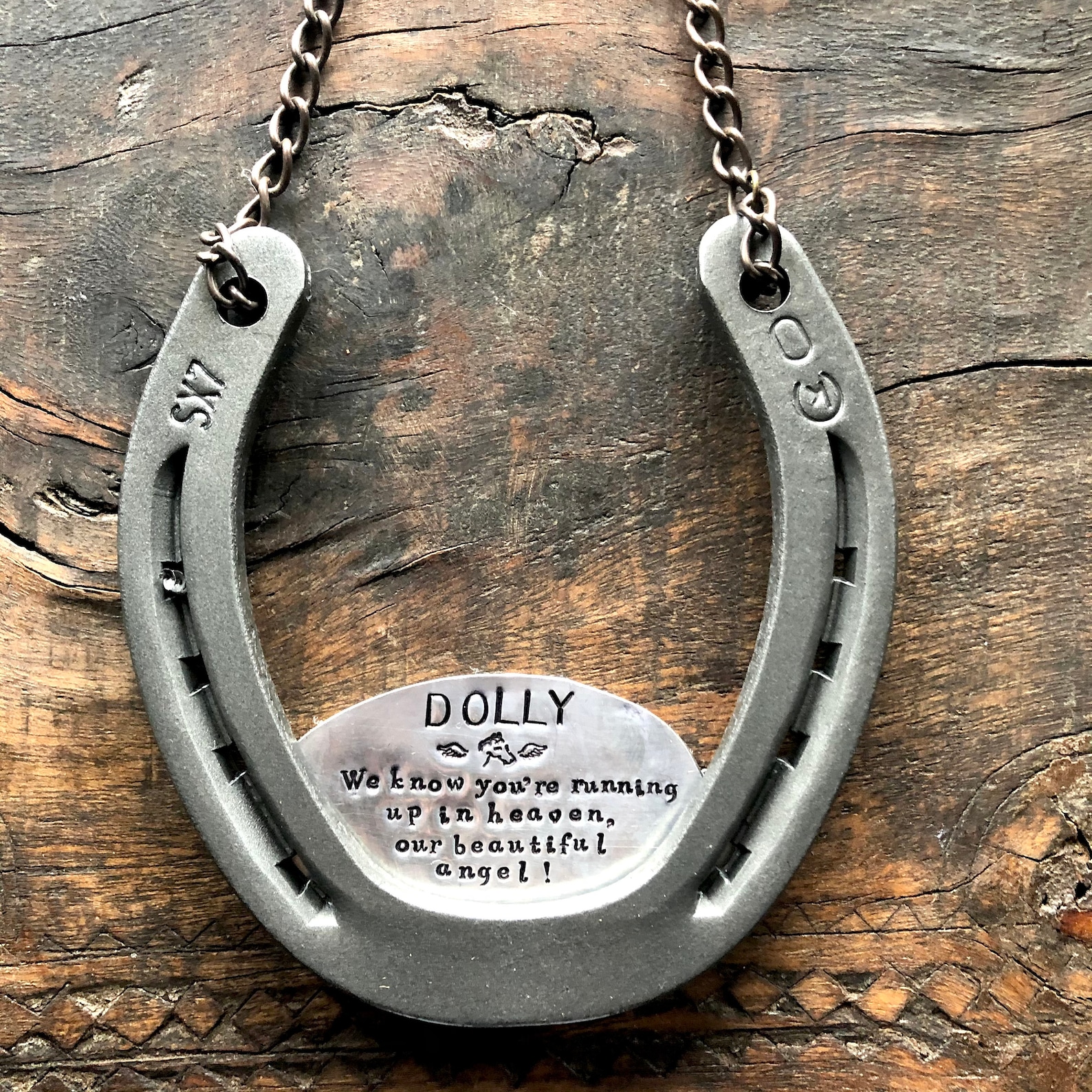 The Memorial Horseshoe. Commemorating the Loss of a Horse or Etsy