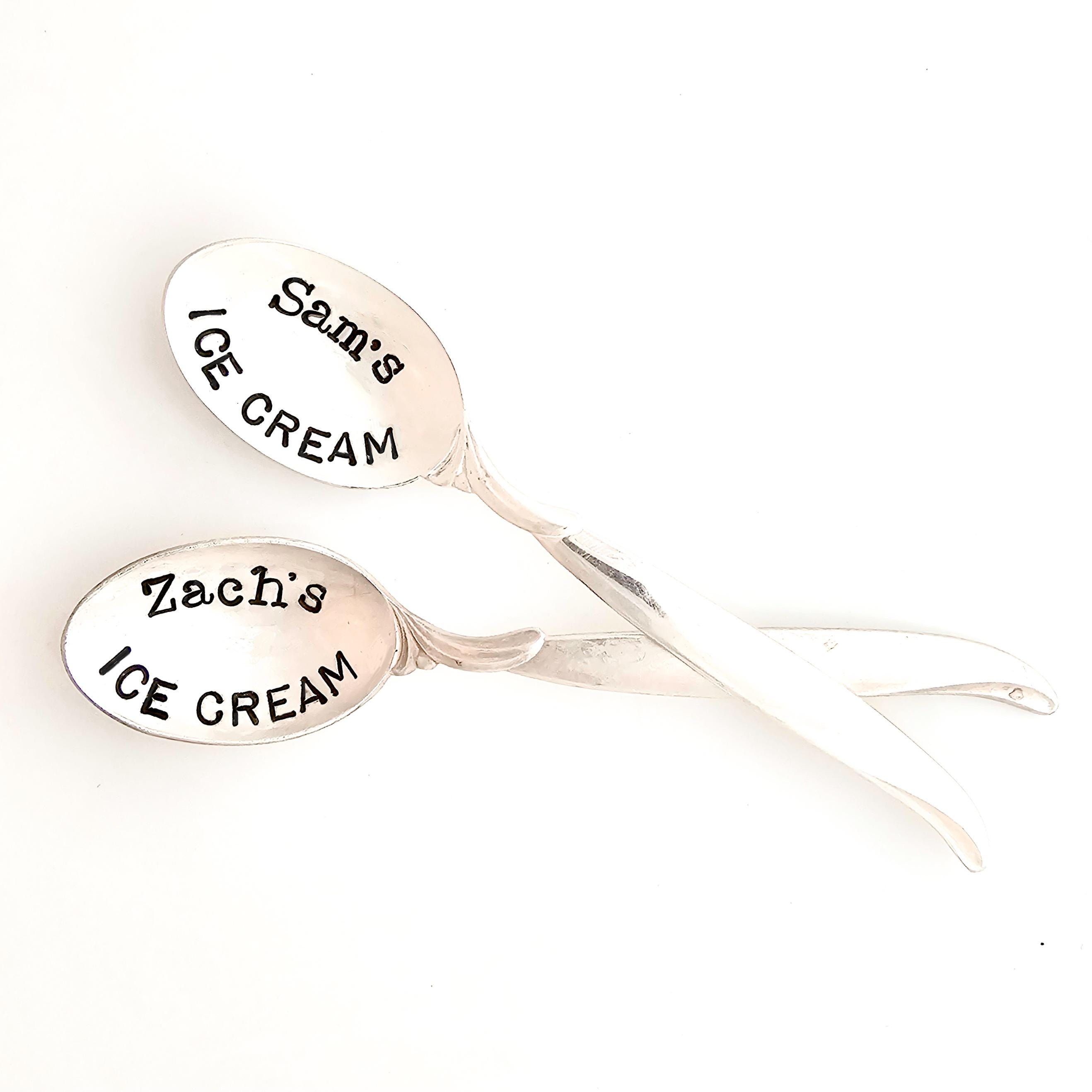 Personalized Ice Cream Spoon, Engraved With Name. the ORIGINAL