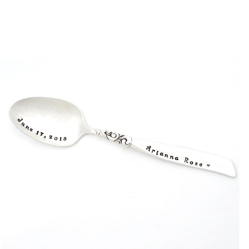 Personalized Baby Spoon. Baby's First Silver Spoon. Etsy