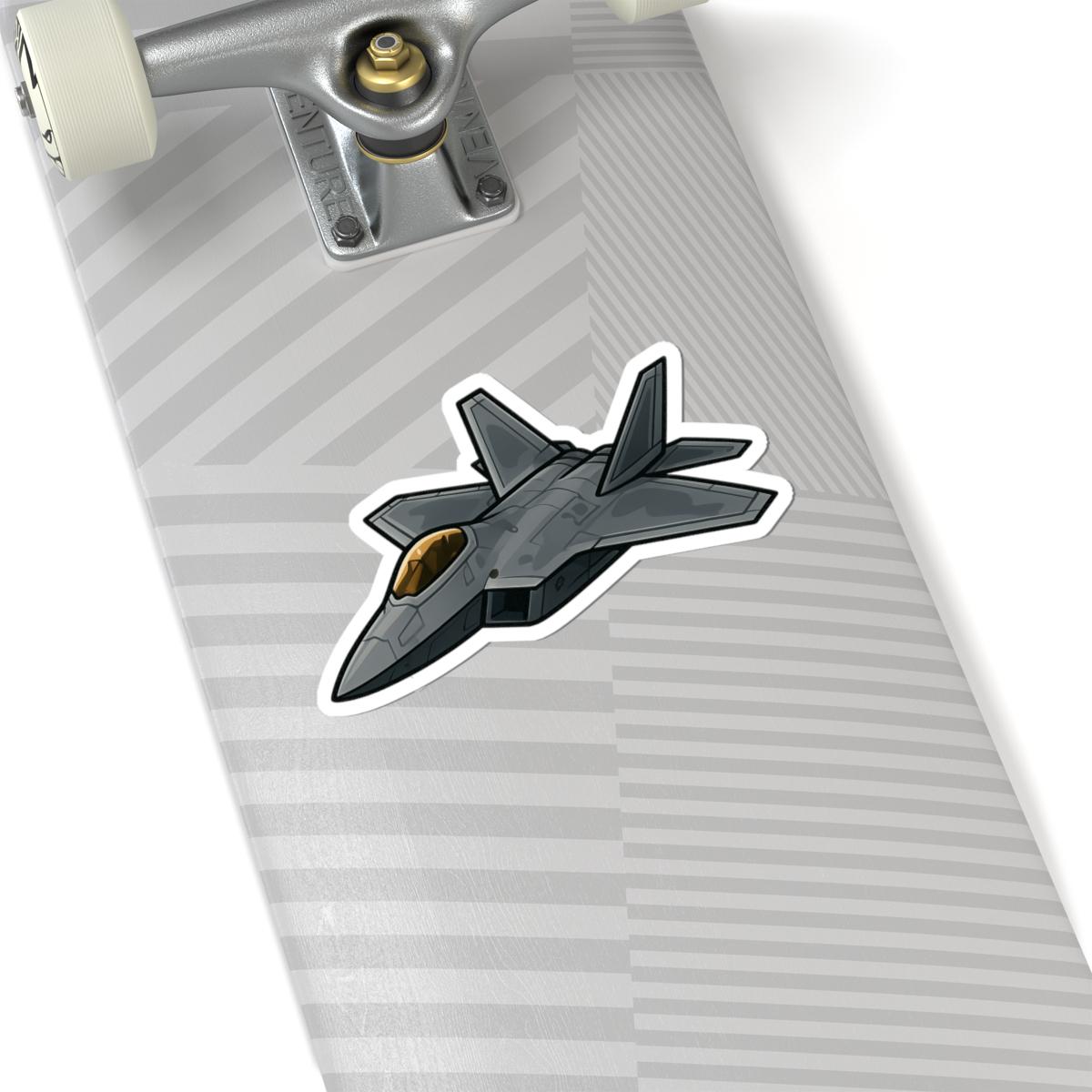 F 22 Raptor Sticker F-22 Raptor Sticker: Military Jet Vinyl Decal - Patriotic Air Force ...