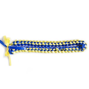 Royal Blue & Yellow Ribbon Lei for Graduation, Special Events