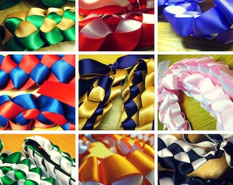 Ribbon Lei - Pick Your Colors - Special Events, Graduation, Weddings, Birthdays, Parties