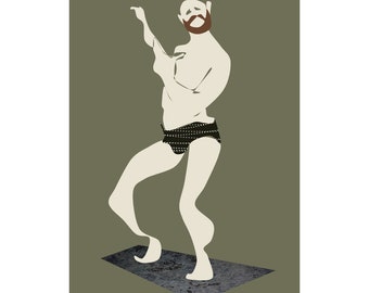 Maurice dancing  |  giclee digital print