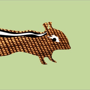 Chipmunk no. 1  |  giclee print