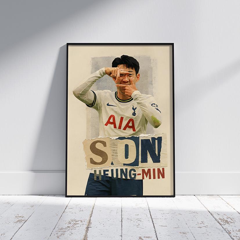 Heung min son poster - Etsy 日本