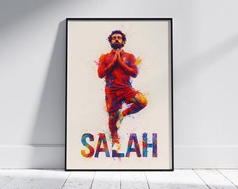 モハメド・サラー - 4Kポスター - Etsy 日本