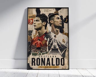 Poster dell'evoluzione di Cristiano Ronaldo (Download digitale)