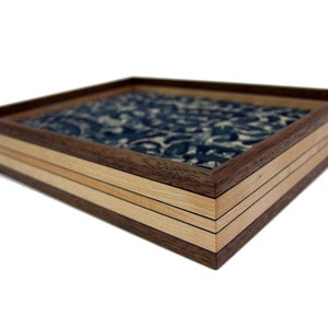 Valet Tray. Handcrafted Stylish Valet Tray. Wooden Tray. 9.5" x 7.5" x 1.75"