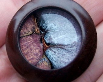 Handcrafted Artisan Fridge Magnet: Original Resin Art. Favorite