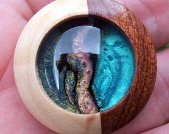 Handcrafted Designer Fridge Magnet: Original Resin Art