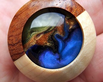 Handcrafted Designer Fridge Magnet: Original Resin Art