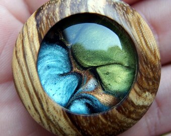 Handcrafted Designer Fridge Magnet: Original Resin Art. Favorite