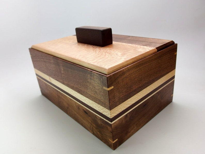 Modern Style Lifttop Box. Handmade Box. Artisan Box. 9.5 X Etsy