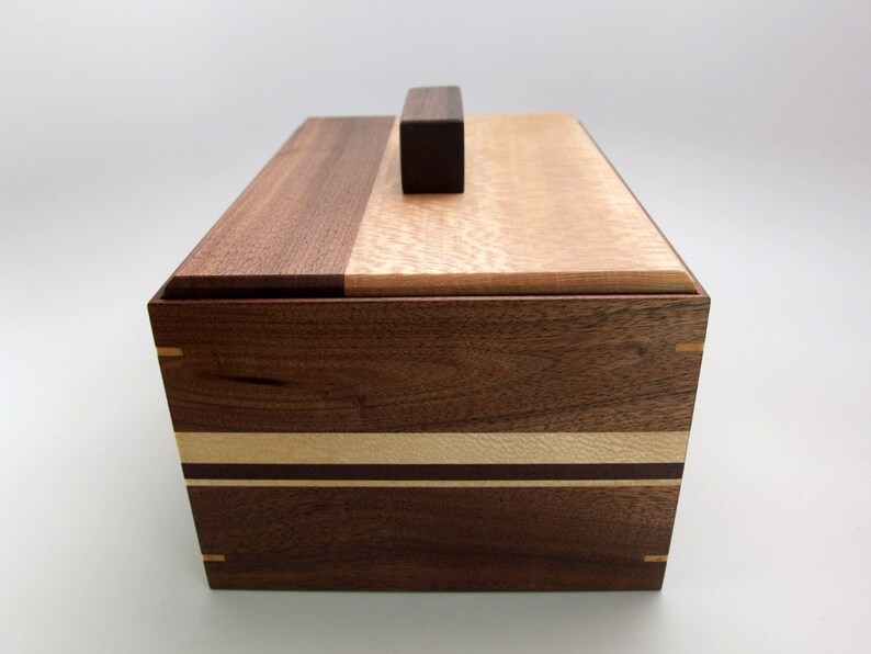 Modern Style Lifttop Box. Handmade Box. Artisan Box. 9.5 X Etsy