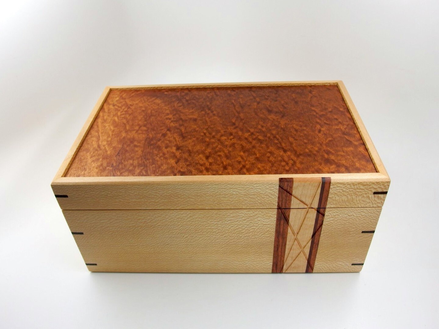 Stylish Artisan Handcrafted Box. High-end Keepsake Memory Box. 10.75 X ...