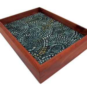 Valet Tray for Keys Wallet. 9&quot; x 6.5&quot; x 1.75&quot;. Dresser Box. High-End Tray. Executive Gift. Stylish Tray. Unique Valet.