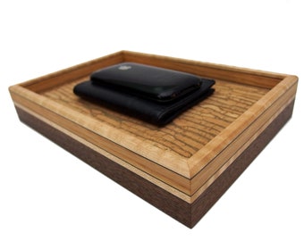 Valet Tray. Handcrafted Stylish Valet Tray. Wooden Tray. 9.75" x 7" x 2"