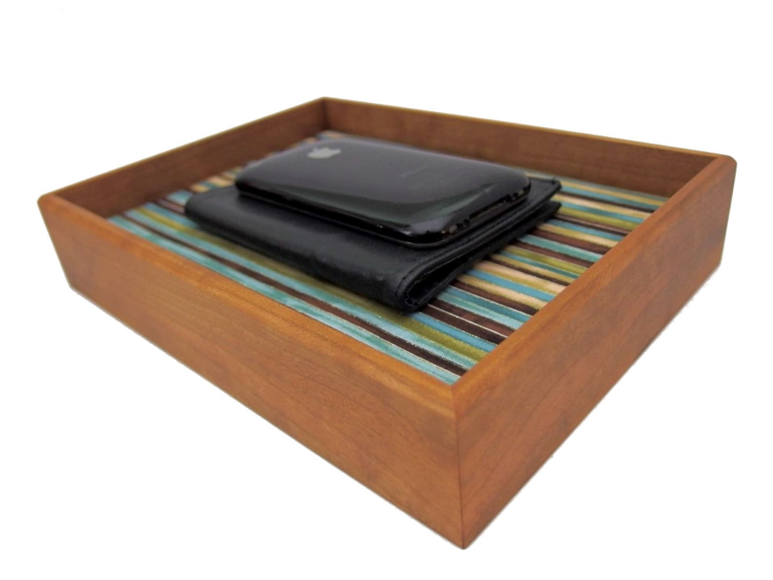 Keys and Wallet Tray Handmade From Mahogany. Quality Etsy