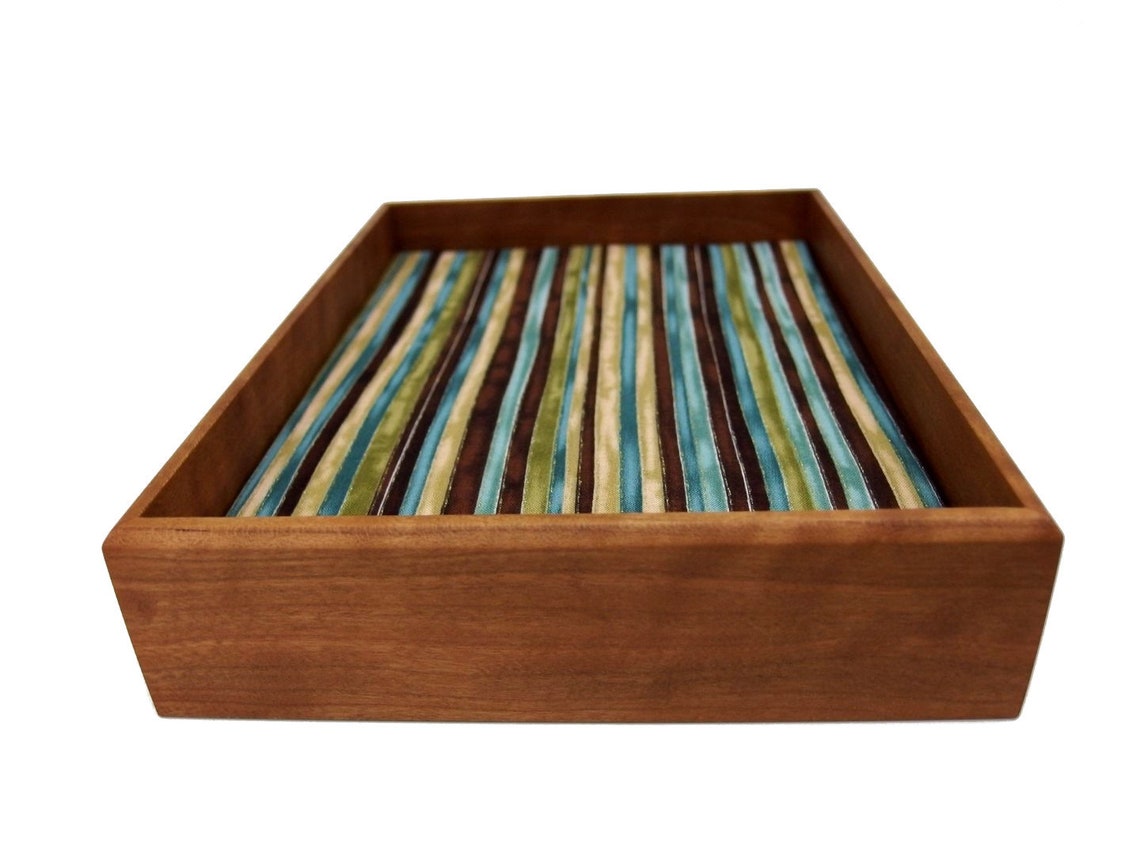 Keys and Wallet Tray Handmade From Mahogany. Quality Etsy